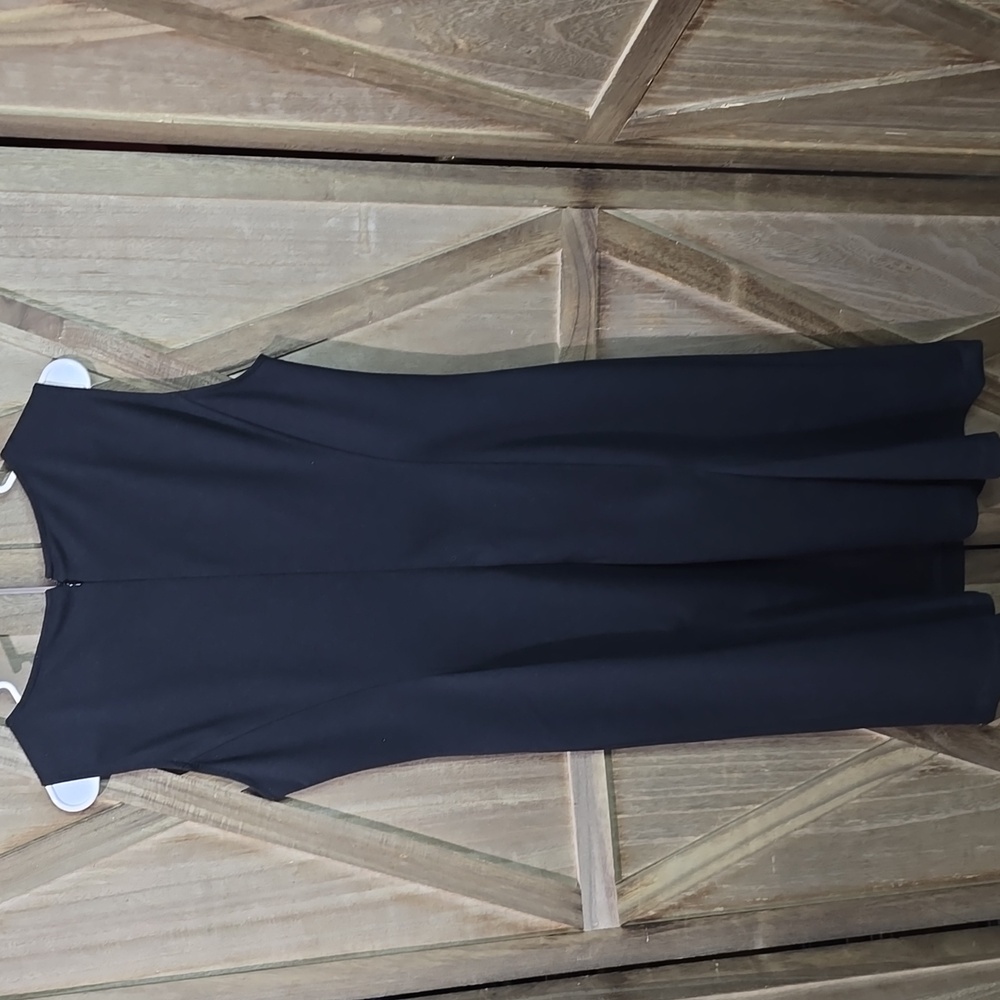 NWT Jones New York Collection Black Sleeveless Strecth Midi Dress Size 8 - Picture 5 of 7